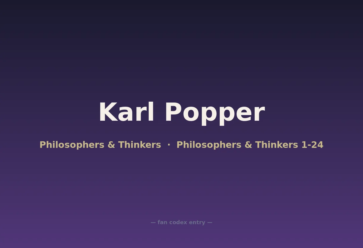 Karl Popper