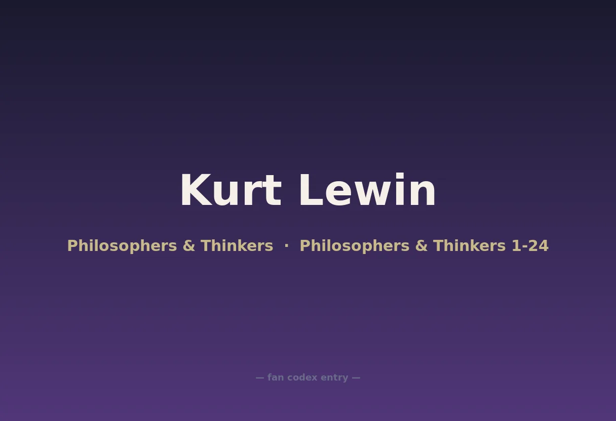 Kurt Lewin