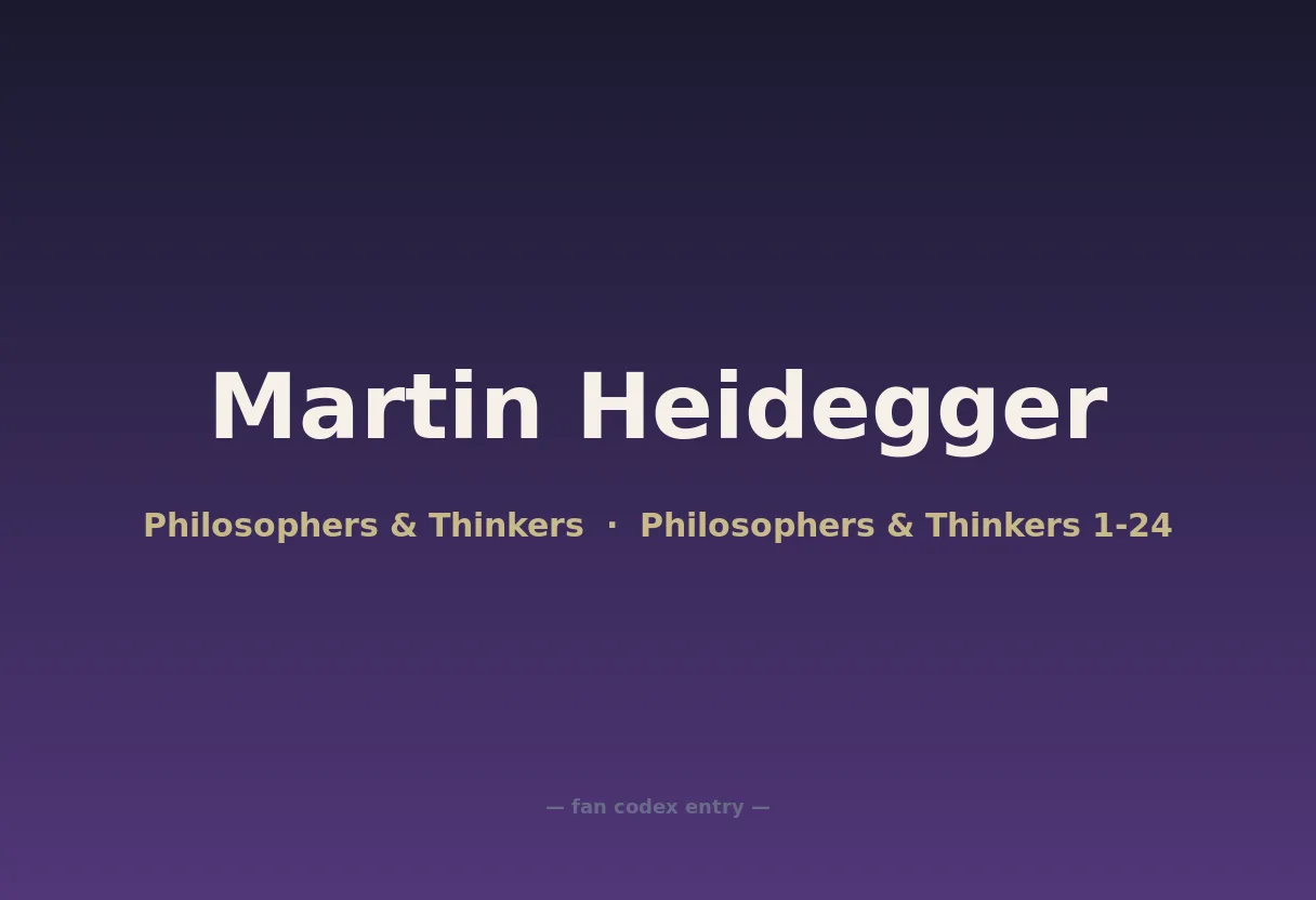 Martin Heidegger