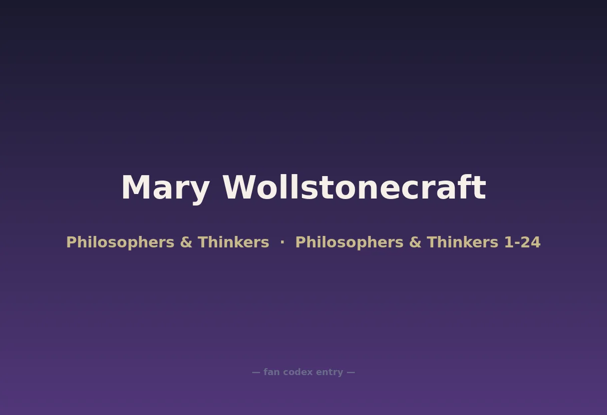 Mary Wollstonecraft