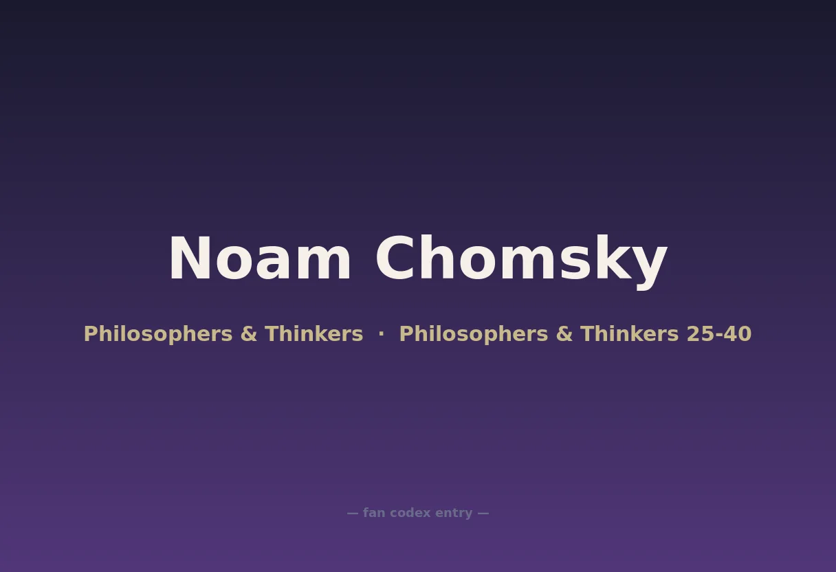 Noam Chomsky