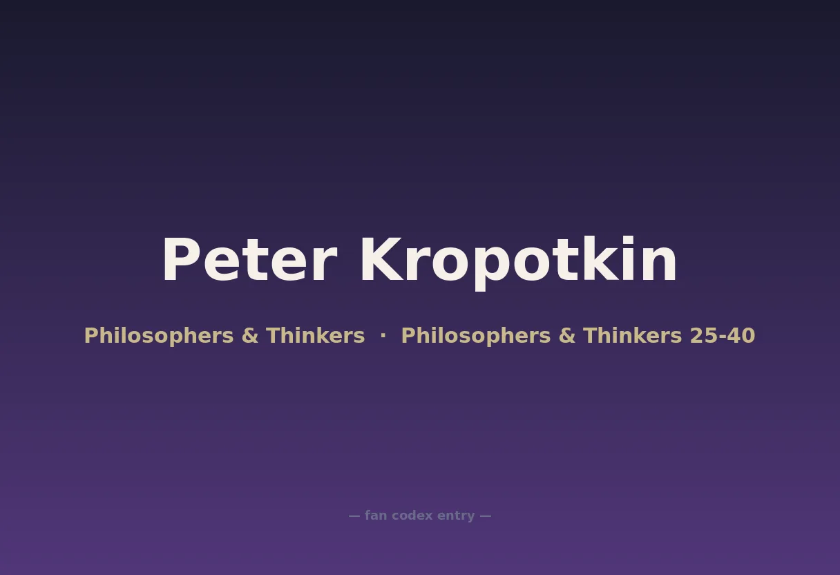 Peter Kropotkin